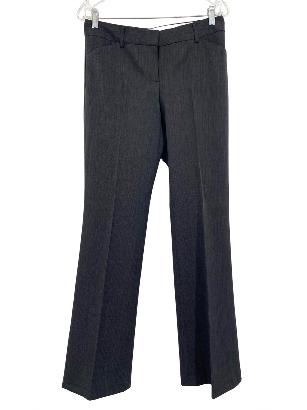 Theory Stretch Wool Straight Full-Length Trousers Dress Pants Size 6
